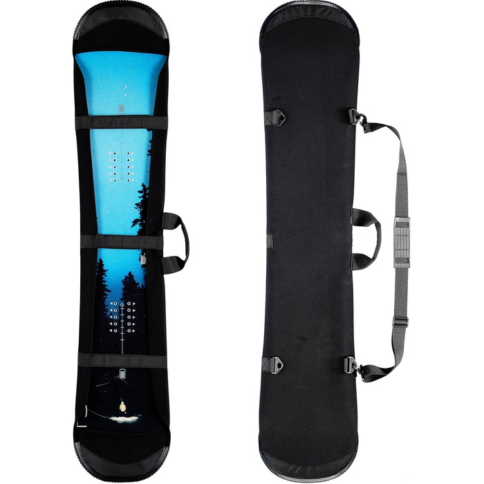 Чохол для сноуборда EIGEETO 135 см: м'який, з регульованим ременем, для зручного транспортування