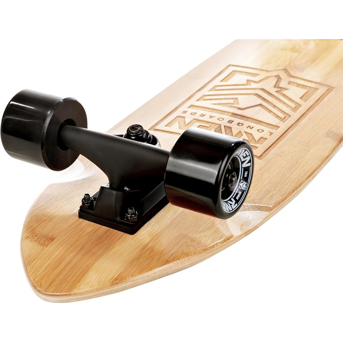Longboard RAVEN для дітей та дорослих: скейтборд з алюмінієвими траками, PU колесами та підшипниками ABEC-9 Trevix