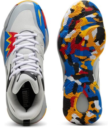 Кросівки баскетбольні PUMA Unisex Genetics 44.5 EU, сірий колір