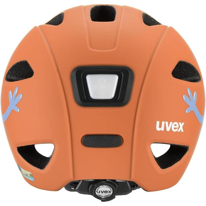 Дитячий велосипедний шолом uvex OYO Style, легкий, з боковим захистом, регульований розмір, monster papaya matt, 45-50 см