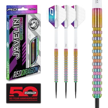 Дарти RED DRAGON Javelin Spectron 24г (85% вольфрам) - професійні, з пір'ями та стеблами