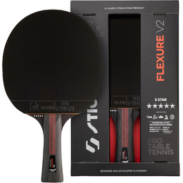 Набір для настільного тенісу STIGA Flexure V2: 5-зіркове дерево, ITTF, STAR5, ергономічна ручка, для атакуючих гравців