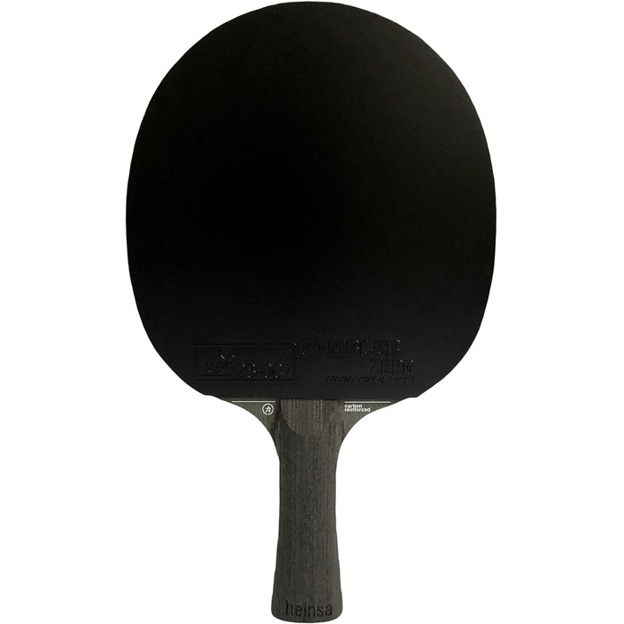 Тенісний стіл Heinsa Carbon Profi Black Edition: професійний стіл для змагань з ITTF, ручка з лихтенштейну, преміум-якість, у комплекті м'ячики та упаковка