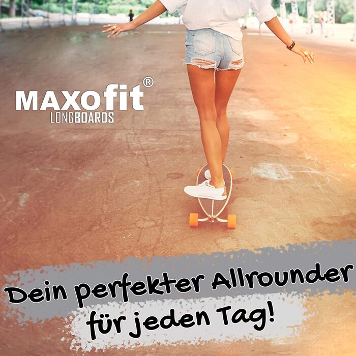 Лонгборд MAXOfit з клену/бамбуку для початківців та досвідчених, різні дизайни