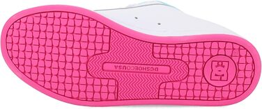 Жіночі кросівки DC Shoes Court Graffik, 40.5 EU, білий, рожевий, блакитний