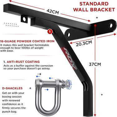 Боксерський мішок RDX 145см з наповнювачем 50кг, шкіра Maya Hide, з рукавичками та сталевим тросом. Ідеально для боксу, фітнесу, кікбоксингу, MMA, муай-тай, карате. Комплект з 3 шт.