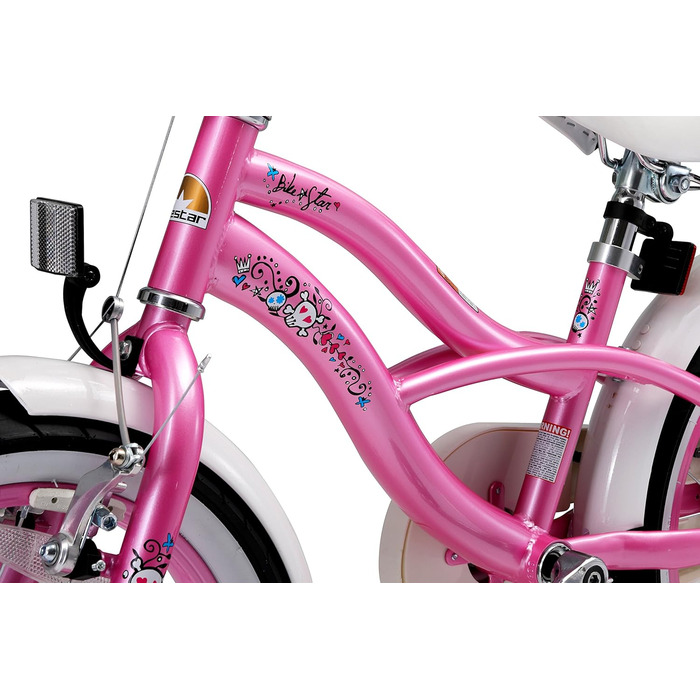 Дитячий велосипед BIKESTAR Cruiser 16 дюймів для хлопчиків і дівчаток від 4-5 років