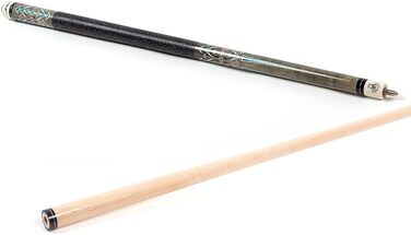 Більярдний кий Riley Centurion American з лінолеєвим покриттям ручки, 147 см, захист наконечника 13 мм P1C, з кейсом