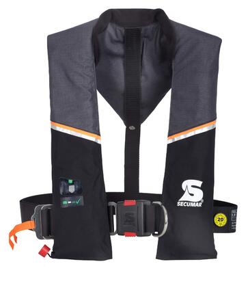 Рятувальний жилет Secumar Ultra 170 Automatic 150N Harness - Автоматичний, для човна, преміум-якість