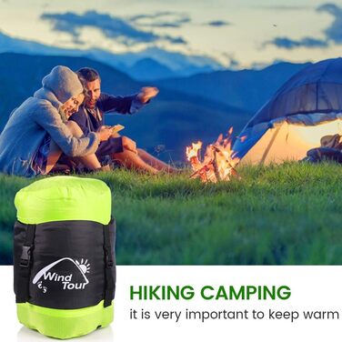 Сплячий мішок-одеяло, трансформований, -10°C до 20°C, дихаючий, з'єдний, ультралегкий для відпочинку, кемпінгу, походів, альпінізму (ліва блискавка, армійський зелений)