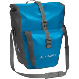 Велосумка Vaude Aqua Back Plus Single 25,5 л, водонепроникна, для заднього багажника, сіра, вироблено в Німеччині