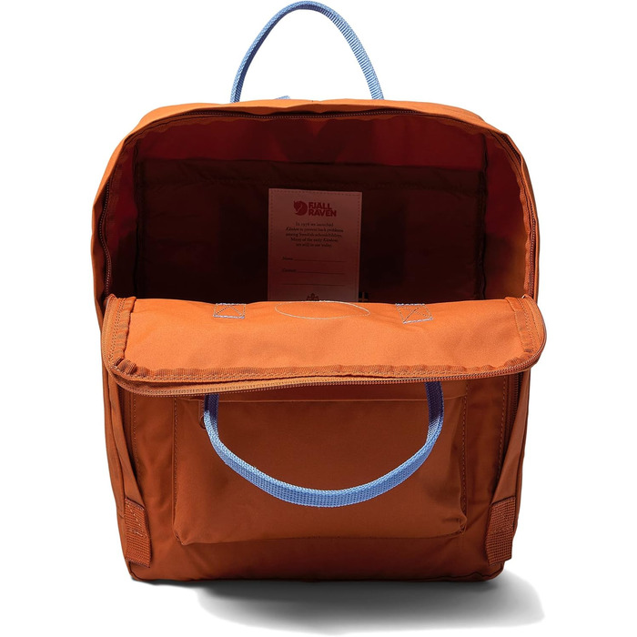 Рюкзак Fjällräven Kånken 16 л унісекс, теракотово-коричневий з ультрамариновим, оригінал
