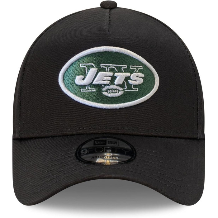 Кепка New Era NFL New York Jets 9Forty A-Frame, чорна, універсальний розмір