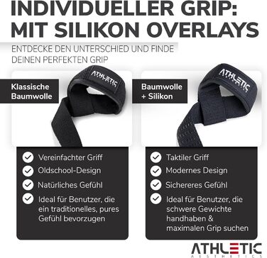 Ремені для підйому тягарів Athletic Aesthetics - Професійні ремені для силових тренувань, бодібілдингу та важкої атлетики (з підкладкою) - 60 см, для жінок та чоловіків (Чорний 2.0)