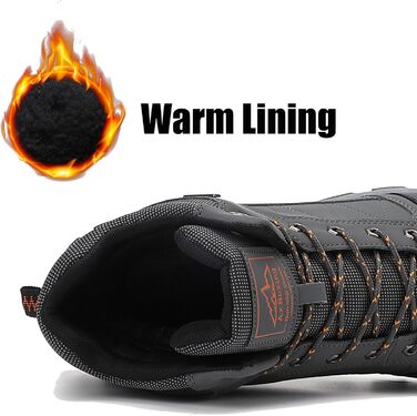 Чоловічі зимові черевики Arrigo Bello: теплий, зручний, водонепроникний трекінг для зими, розмір 41-46, колір зелений (сірий)