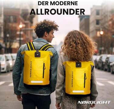 Водонепроникний рюкзак Nordlight Roll Top 25L Hybrid - Dry Bag з відділенням для 15