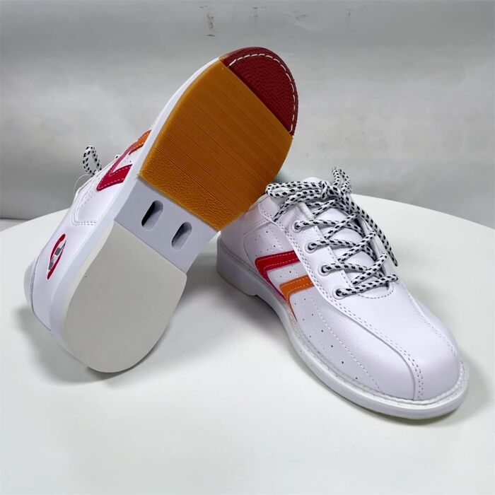 Жіночі кеди для боулінгу VEACAM: легкі, дихаючі, комфортні. Ідеальні для тренувань та гри. Розмір 38 EU, білий колір.