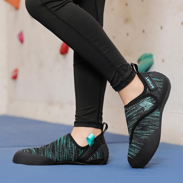 Дитячі скелелазні туфлі для початківців, легкі, для боулдерингу, Indoor, 38 EU, Blue/Blau