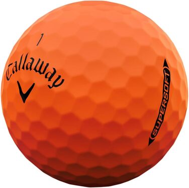 Гольф м'яч Callaway Supersoft 2025, білий (помаранчевий)