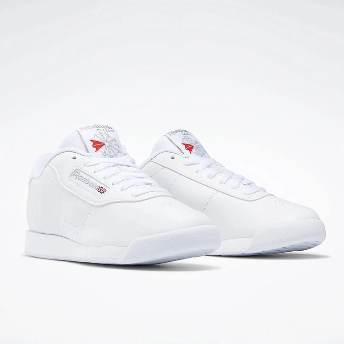 Жіночі шкіряні кросівки Reebok Princess, білі, 100000101, 42