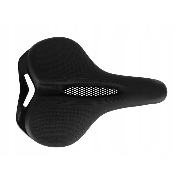 Гелеве велосипедне сідло H-ROCKS MONOLITH — комфортне, чорне, для MTB
