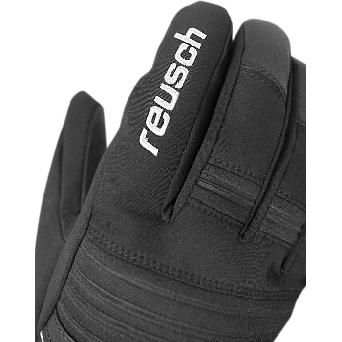 Чоловічі лижні рукавички Reusch Conan R-Tex XT, чорні-білі, розмір 7, водонепроникні