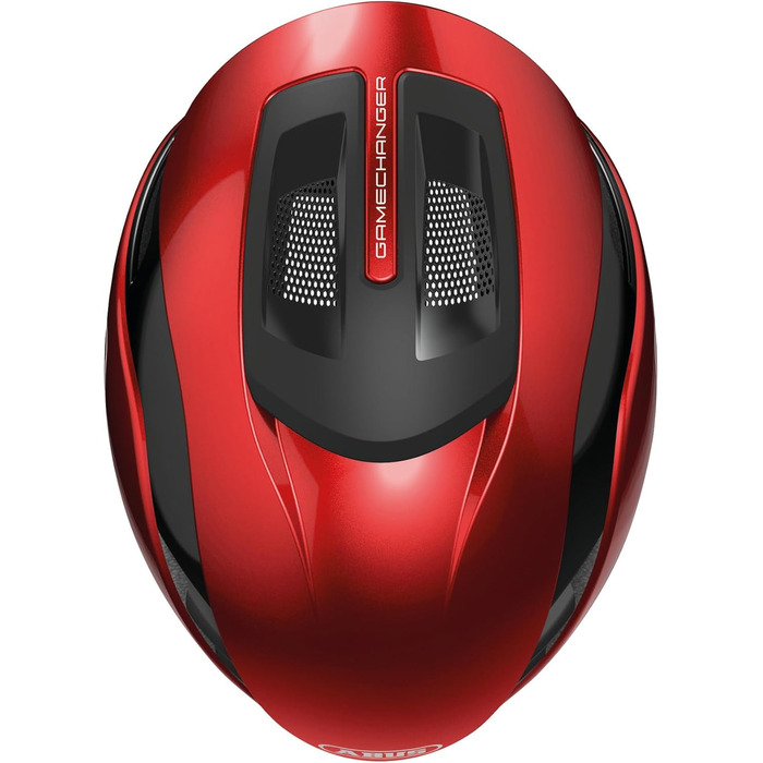 Велосипедний шолом ABUS GameChanger 2.0, аеродинамічний, для чоловіків та жінок, розмір M, червоний, високопродуктивна вентиляція