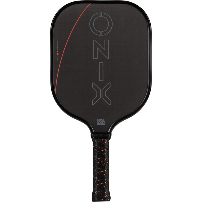Падл для піклболу Onix Evoke Premier Pro Raw Carbon (12 мм, чорний)