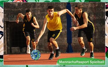 Баскетбольний м'яч Jicsetk, розмір 5/7, міні-баскетбольний м'яч для дітей, спортивний м'яч для гри на вулиці та в приміщенні (камуфляжний синій, 5)