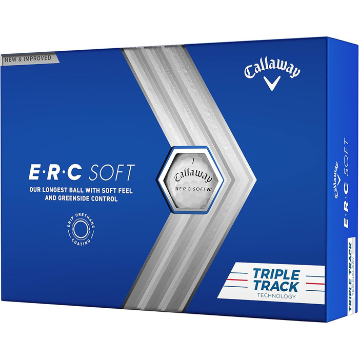 Гольф-м'ячі Callaway ERC Soft 2023, преміум-якість