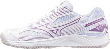 Жіночі волейбольні кросівки Mizuno Cyclone Speed 4 Indoor V1GC237000 білий/фіолетовий (38.5 EU)