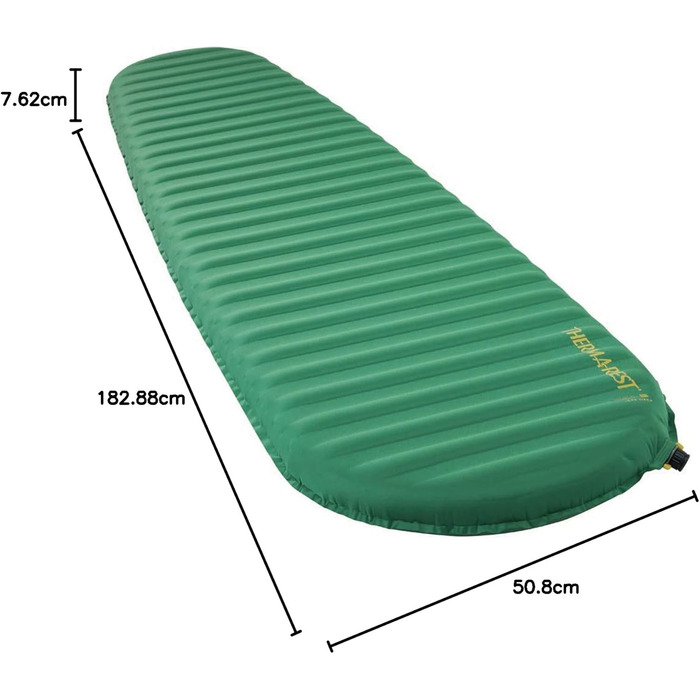 Каремат самонадувний Therm-a-Rest Trail Pro для кемпінгу та трекінгу, Regular 50.8x183.9 см, вентиль WingLock