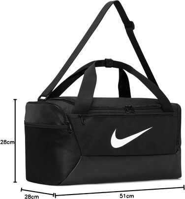 Спортивна сумка Nike Duff, універсальний розмір, чорна