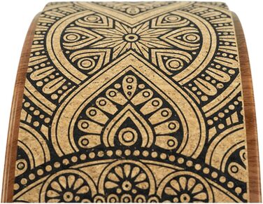 Колесо для йоги Matchu Sports Rad Yoga | 33x13 см, антиковзаюче, до 150 кг, коркове, коричневе