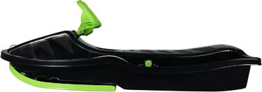 Дитячі сани STIGA Snowpower з кермом, від 5 років, зелено-чорні