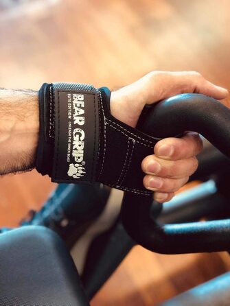 Ремінь/гачок для важкої атлетики BEAR GRIP Multi-Grip, міцний, з натуральної шкіри