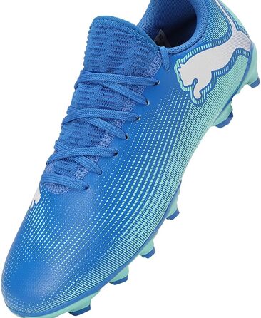 Дитячі футбольні кросівки PUMA Hyperlink Blue Mint Puma White, 28 EU