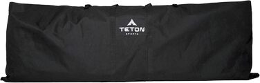 Ліжко похідне TETON Sports Adventurer Limited Edition, чорне - комфортне розкладне ліжко для кемпінгу, 192 x 63.5 см