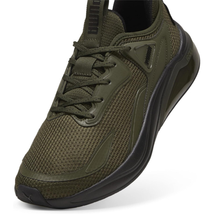 Кросівки для бігу PUMA Cell ThrillRoad - унісекс, розмір 40.5 EU, темно-оливковий/чорний Puma