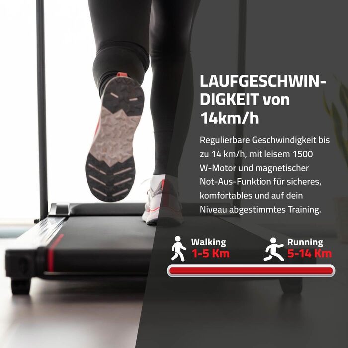 Біговий тренажер FITFIU MC-200: компактний, складний, з LCD-дисплеєм та пульсометром для дому та офісу