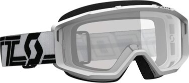 Мотокросові окуляри Scott Primal Clear MX/MTB, білі з прозорою лінзою