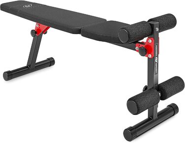 Складана лавка для тренувань Marbo Sport MH-L104 2.0, чорна, виробництво ЄС
