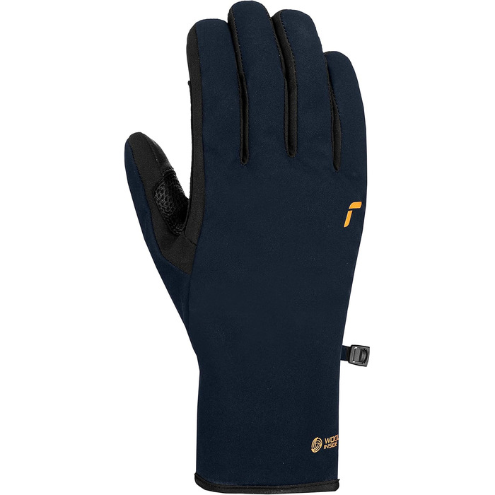 Жіночі рукавички Reusch Trooper Touch-tec Lady, теплі, водонепроникні, дихаючі, чорні/сріблясті, розмір 8.5