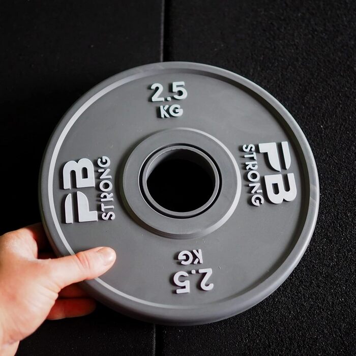 PERFORMBETTER PB Strong диски для штанги, гумове покриття, 50 мм, 2,5-25 кг
