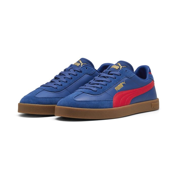 Кросівки Puma Club II Era Suede (48 EU) – сині з червоним, унісекс
