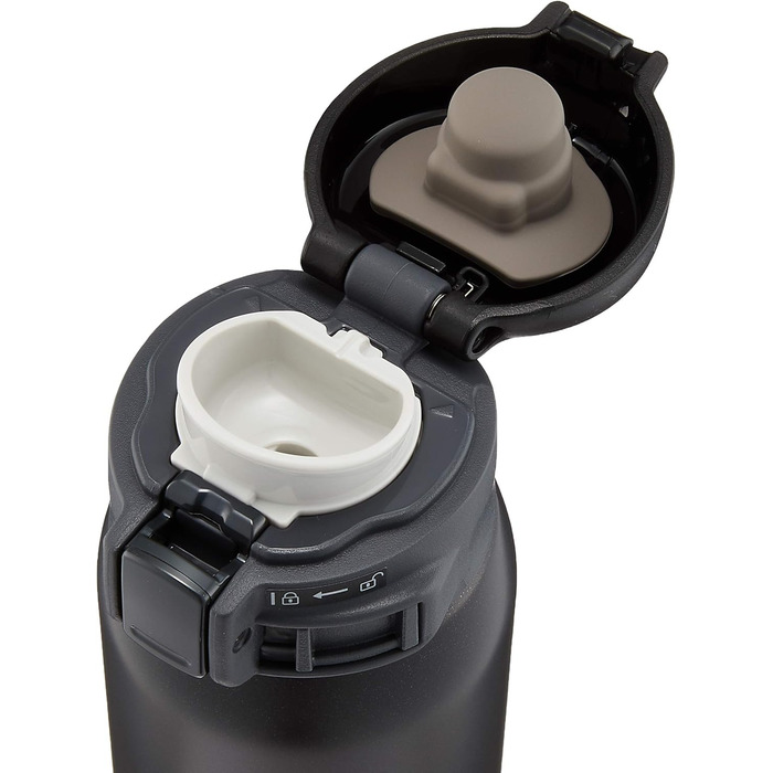 Термочашка Zojirushi з нержавіючої сталі, матова чорна, 1 шт.