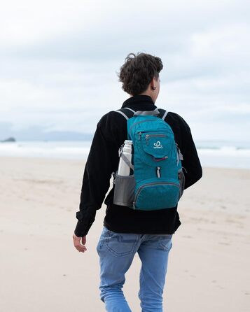 WATERFLY ультралегкий складний рюкзак 20 л для туризму, походів, спорту та подорожей, міський рюкзак для чоловіків і жінок