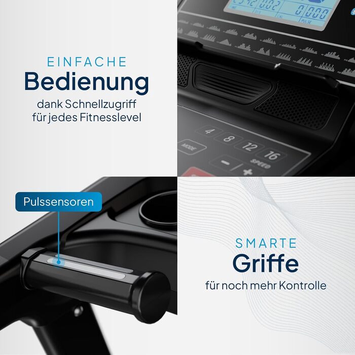 Біговий тренажер ArtSport Speedrunner 6000: швидкість 22 км/год, 99 програм, LCD дисплей 7