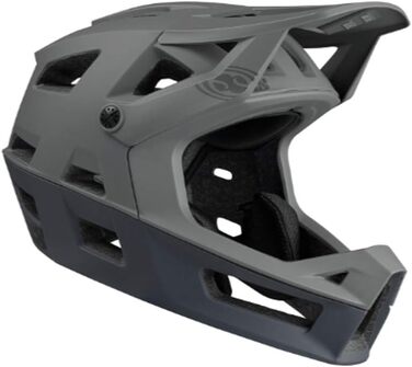 Велосипедний шолом IXS Trigger FF сірий, фулфейс, захист для MTB