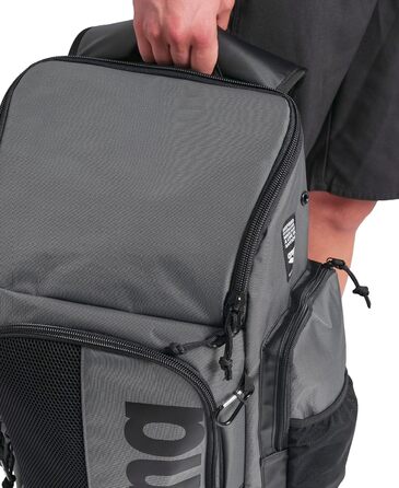 Рюкзак Arena Team Backpack 45 літрів: спортивний, для подорожей, плавання та відпочинку. З відділенням для мокрого одягу та посиленим дном.